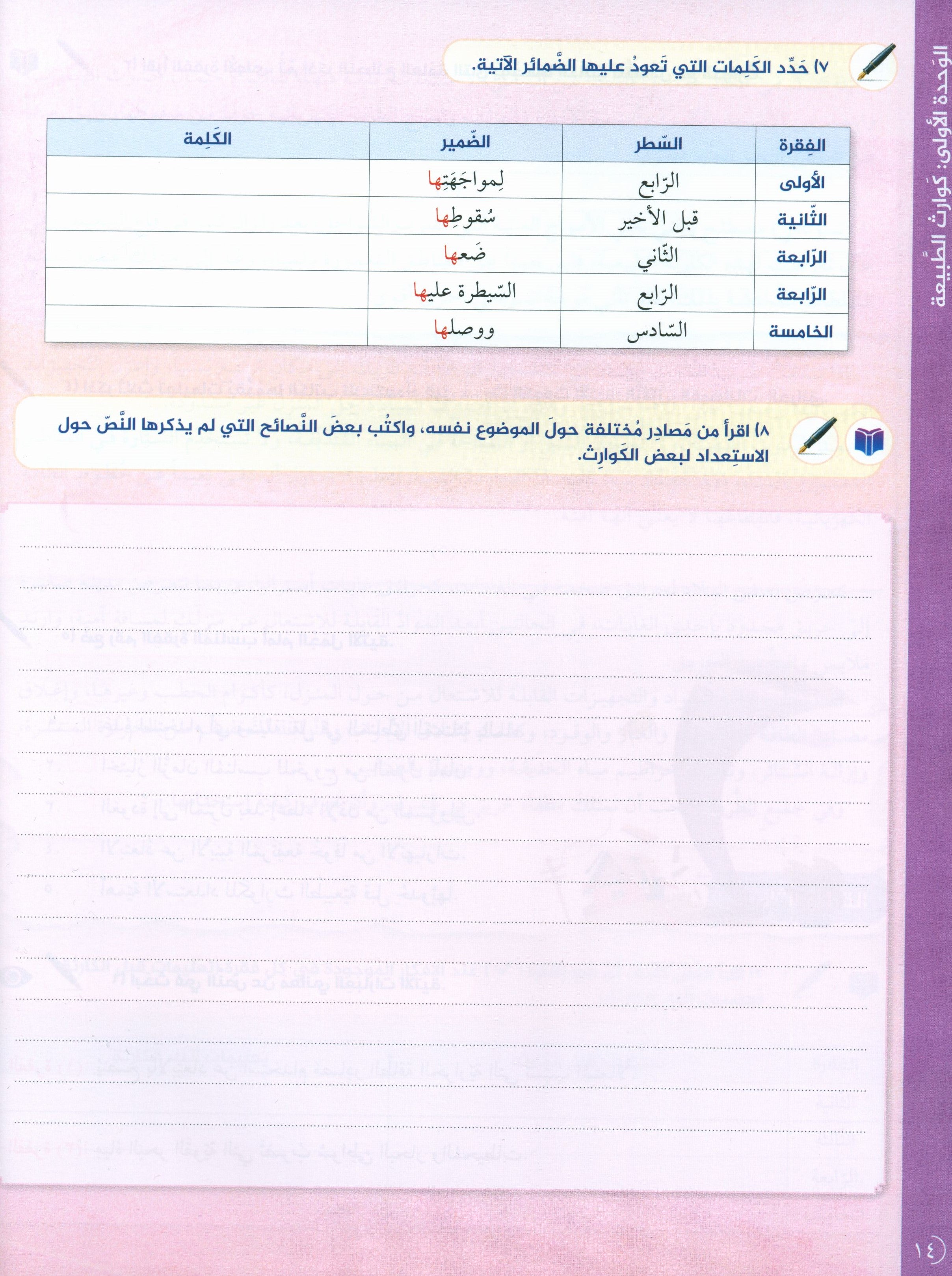 Key to Arabic - Reading And Writing Higher Intermediate مفتاح العربية