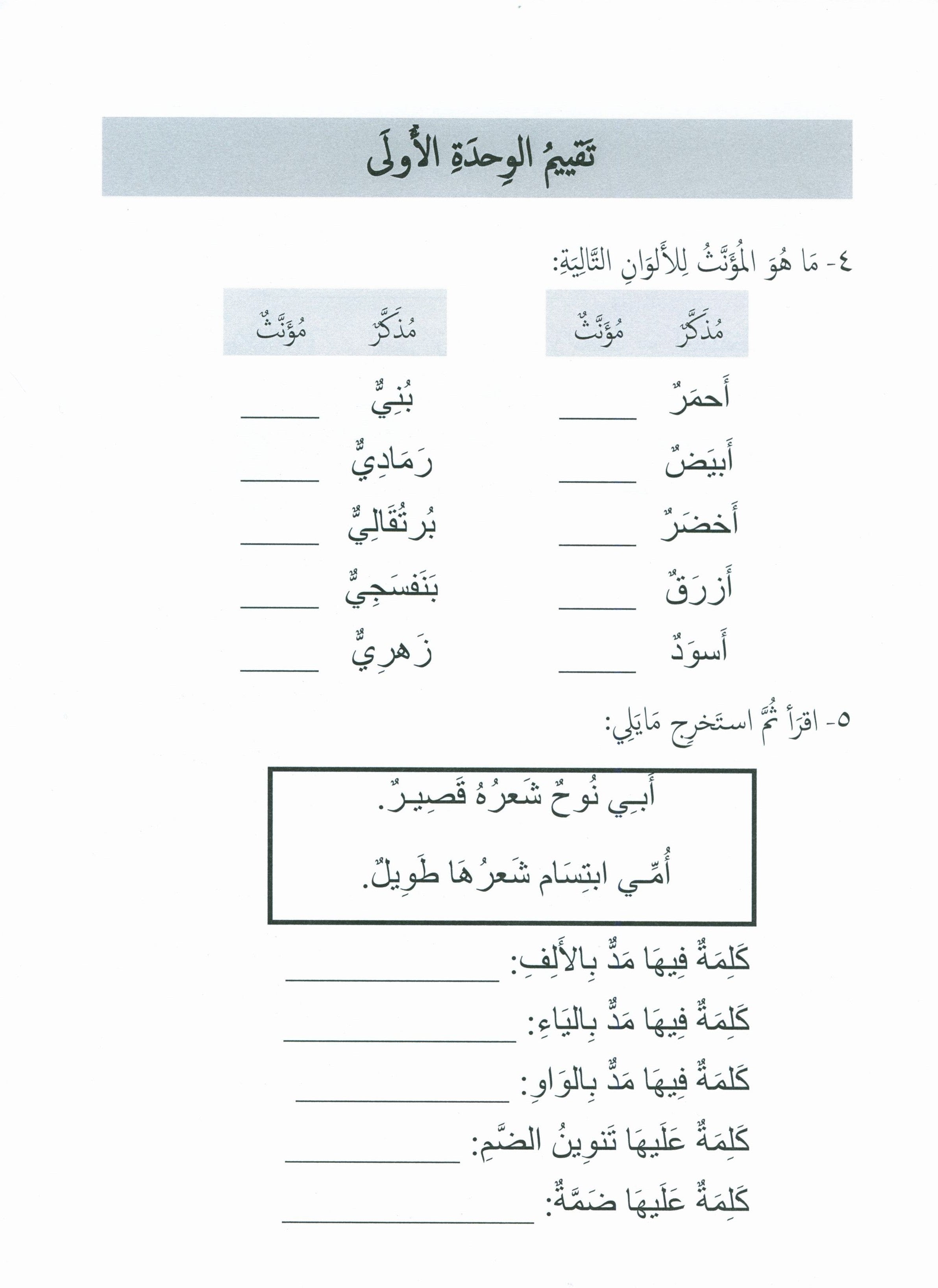 Our Language Is Our Pride Assessment Level 2 لغتنا فخرنا