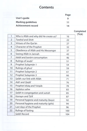 Safar Islamic Studies Workbook 6