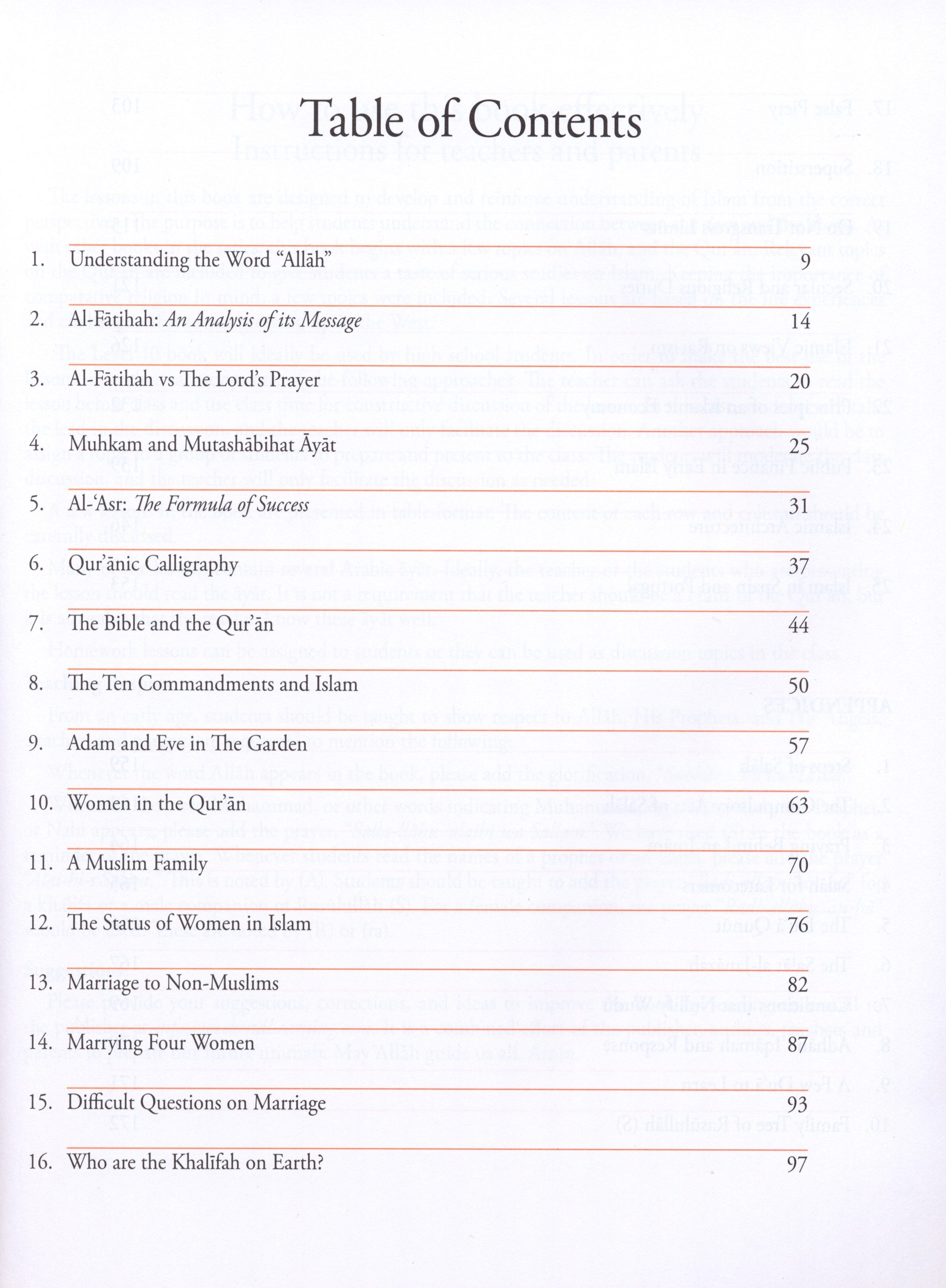 Weekend Learning Islamic Studies Level 10