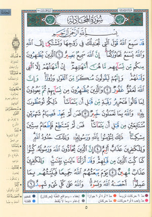 Tajweed Quran Juz' Qad Same'a, Tabarak and Amma - 3 in 1 Size 7