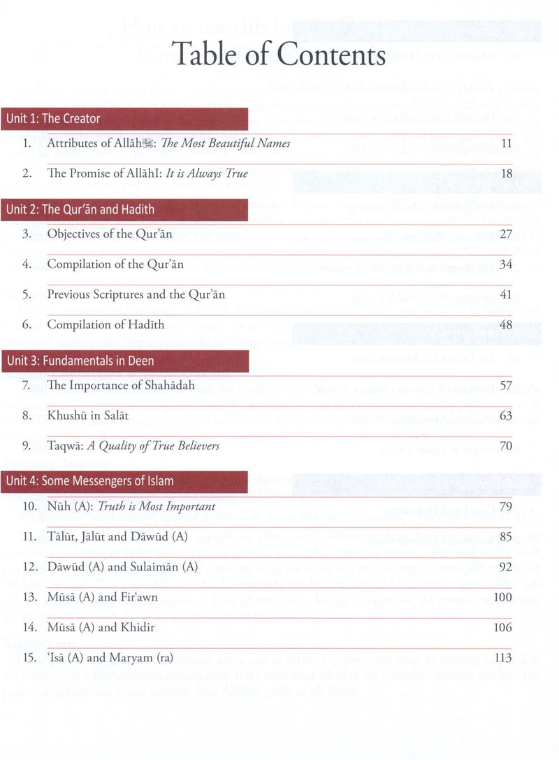 Weekend Learning Islamic Studies Level 6