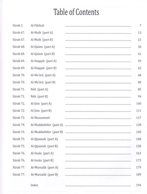 Weekend Learning Juz' Tabarak (Part 29) for School Students