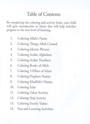 My Islamic Coloring Book