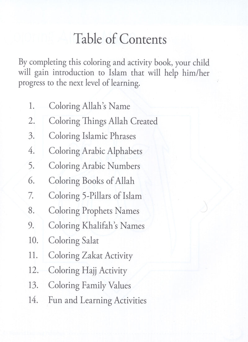 My Islamic Coloring Book