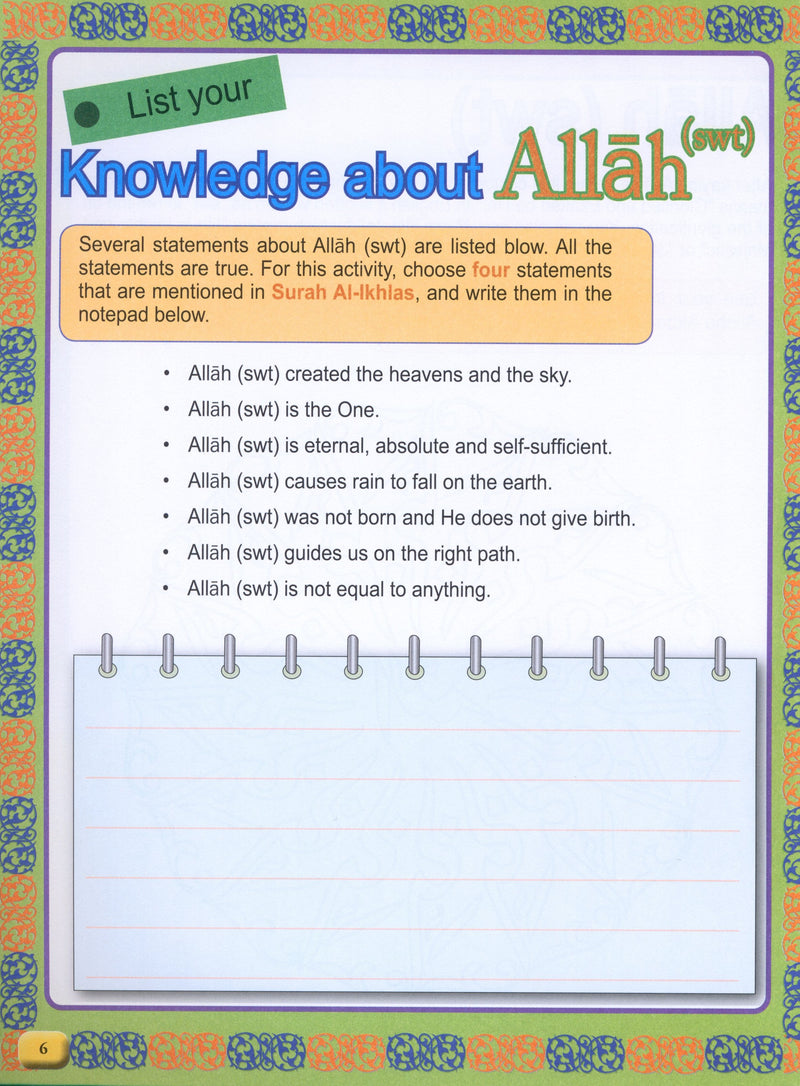 My Islamic Activity Book