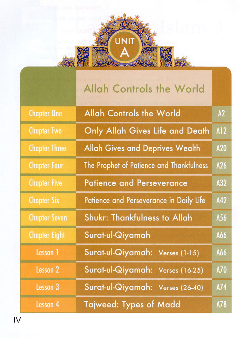 Learning Islam Textbook Level 3 (8th Grade)