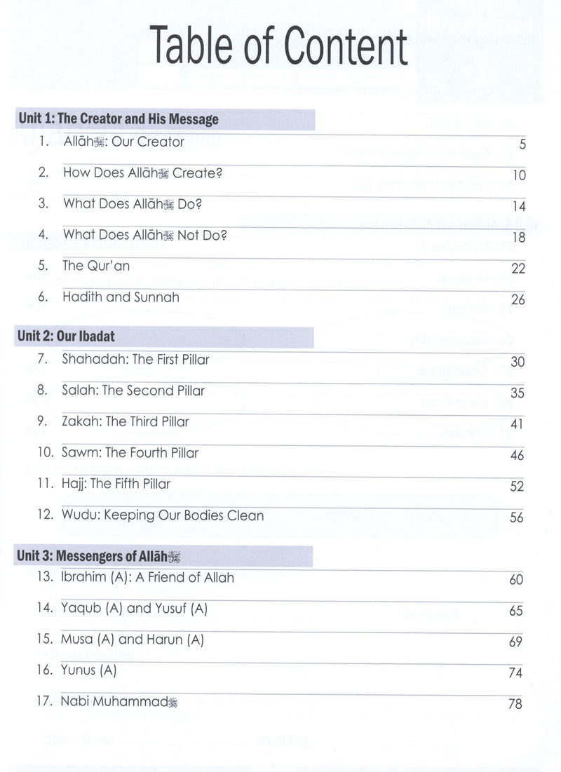 Weekend Learning Islamic Studies Workbook Level 2