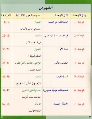 I Love The Arabic Language Textbook Level 6 (Old Edition) أحب اللغة العربية وأتعلمها