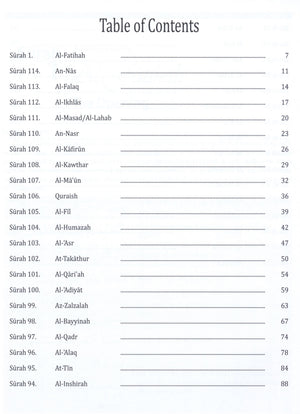 Weekend Learning Juz' Amma (Part 30) for School Students without Transliteration (Red)