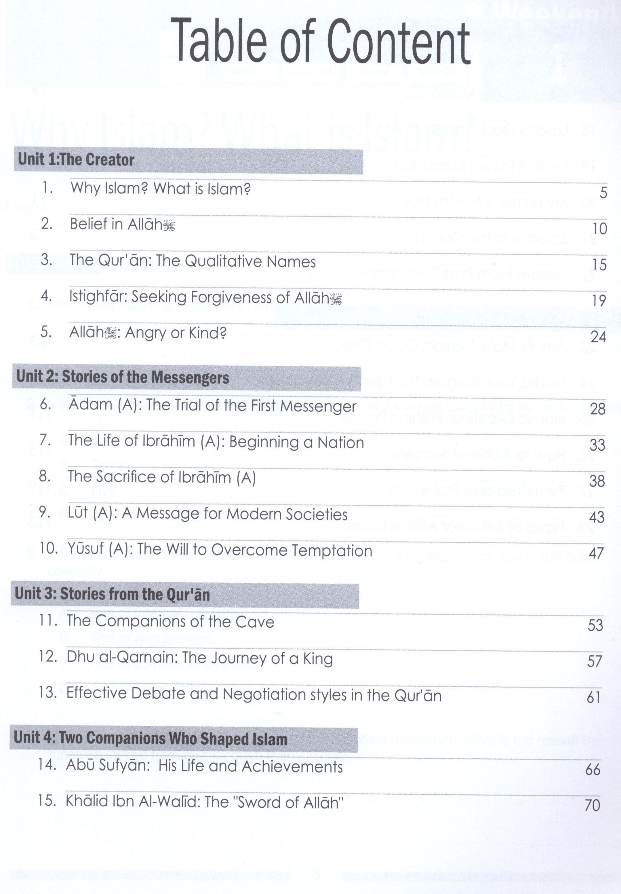 Weekend Learning Islamic Studies Workbook Level 7
