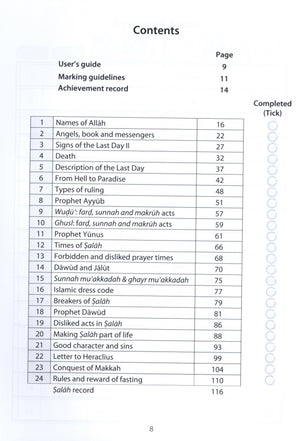 Safar Islamic Studies Workbook 5