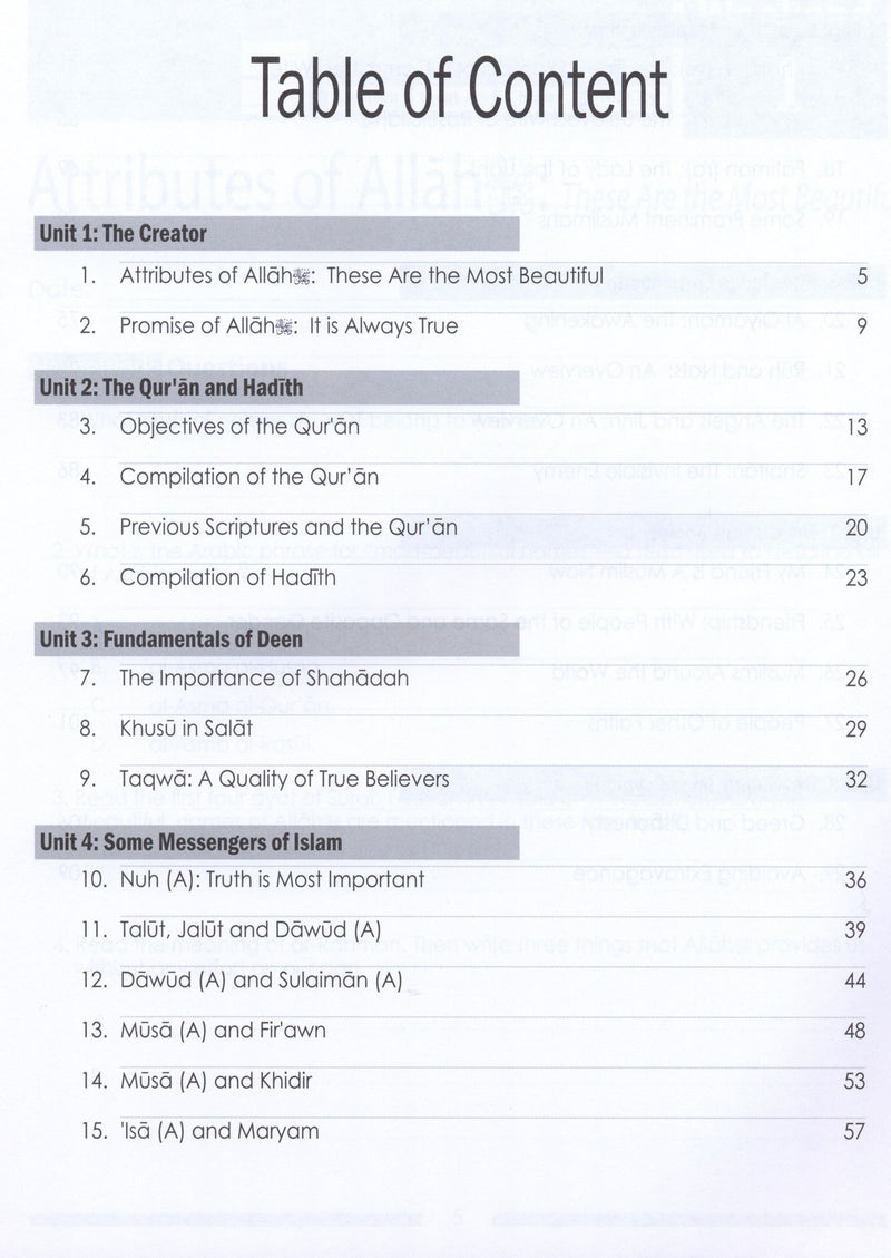 Weekend Learning Islamic Studies Workbook Level 6