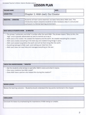 Weekend Learning Islamic Studies Teacher Manual Level 2