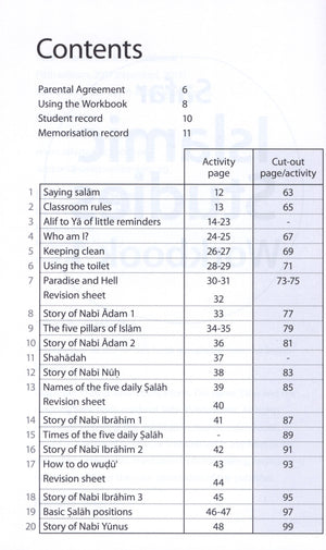 Safar Islamic Studies Workbook 1