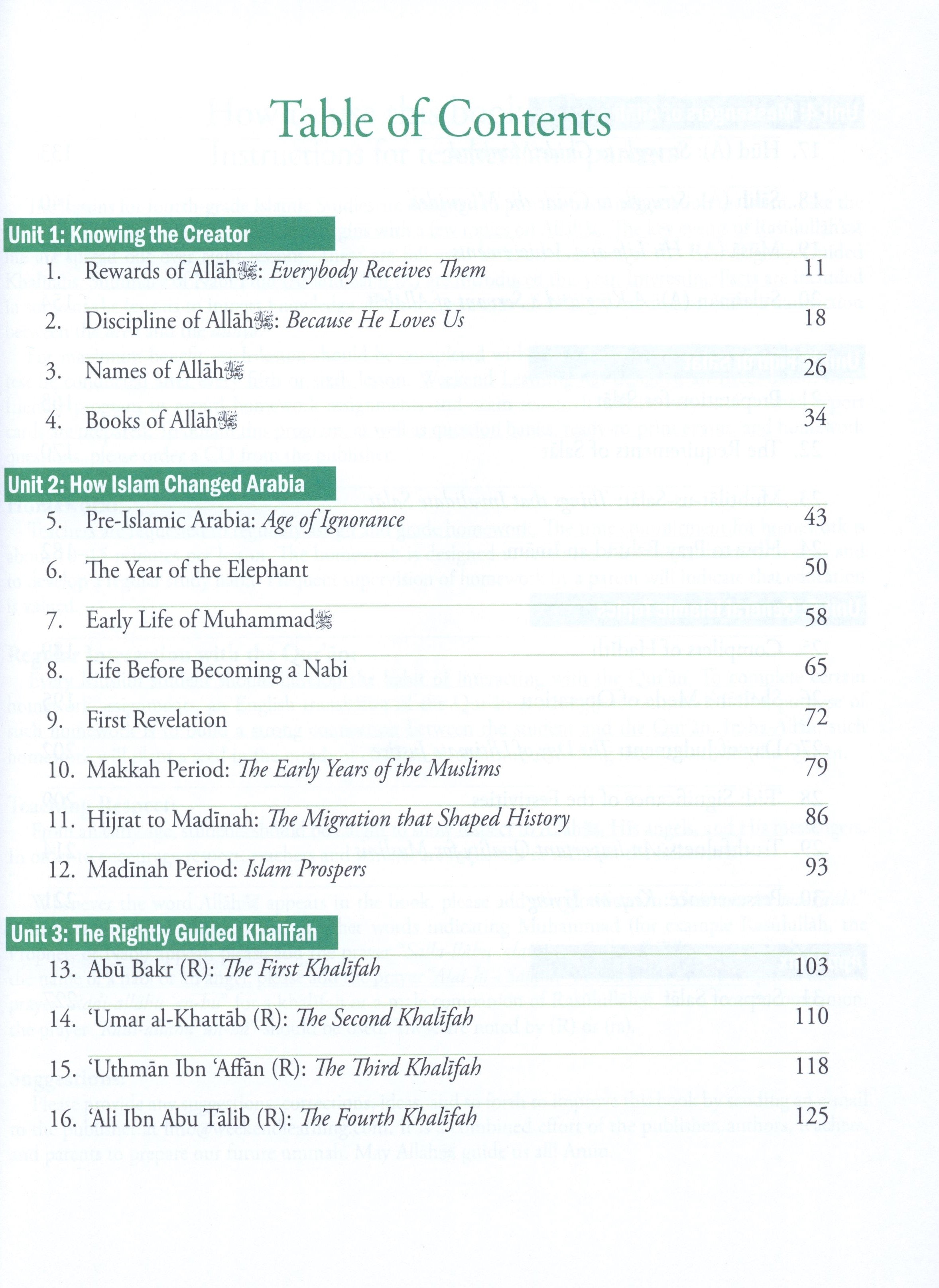 Weekend Learning Islamic Studies Level 4