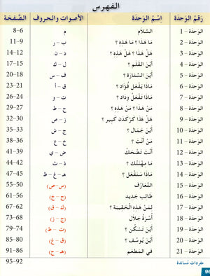 Arabic for Youth Textbook Level 1 العربية للشباب كتاب التلميذ