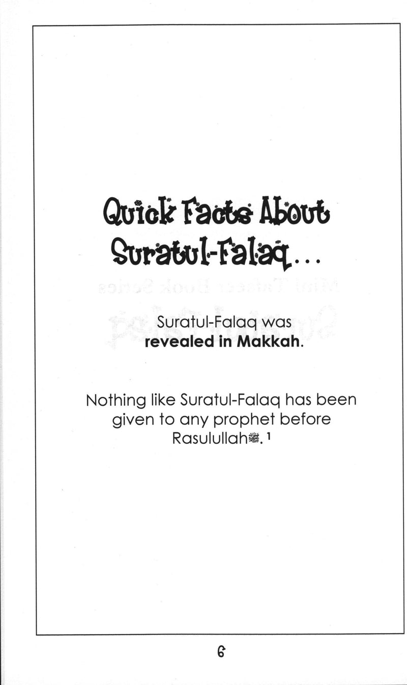Mini Tafseer Book Suratul Falaq (Surah 113)