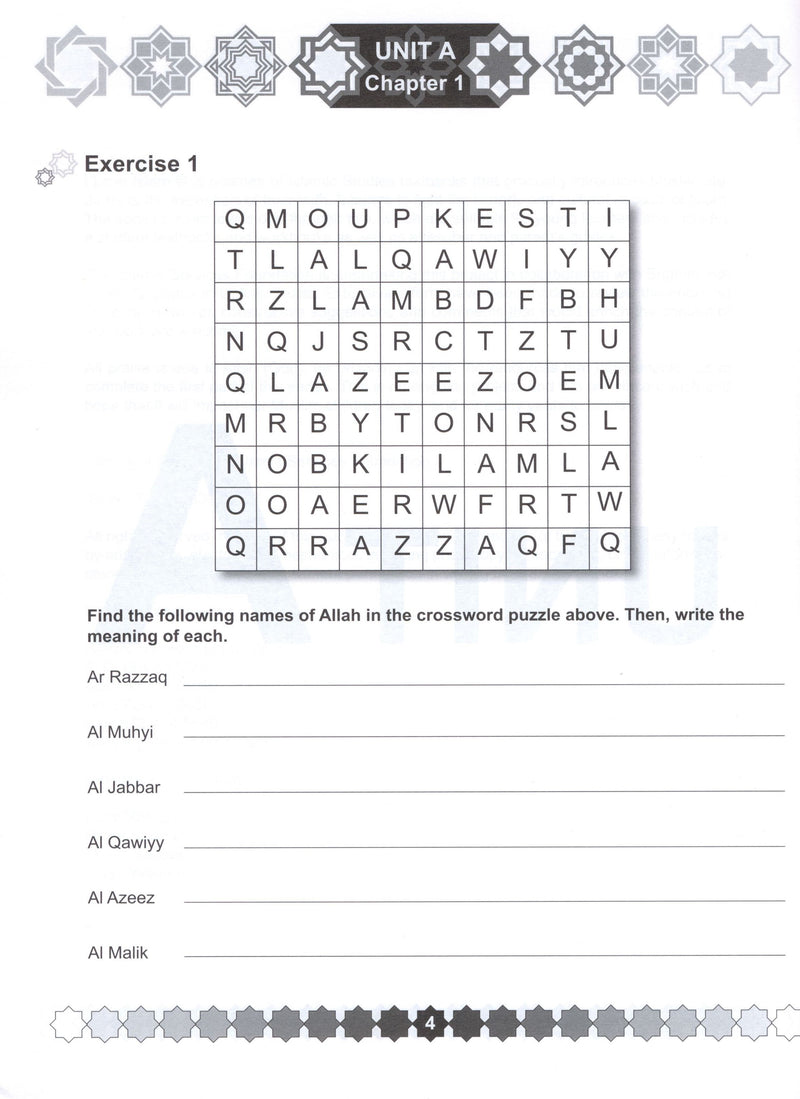 I Love Islam Weekend Edition Workbook Level 6