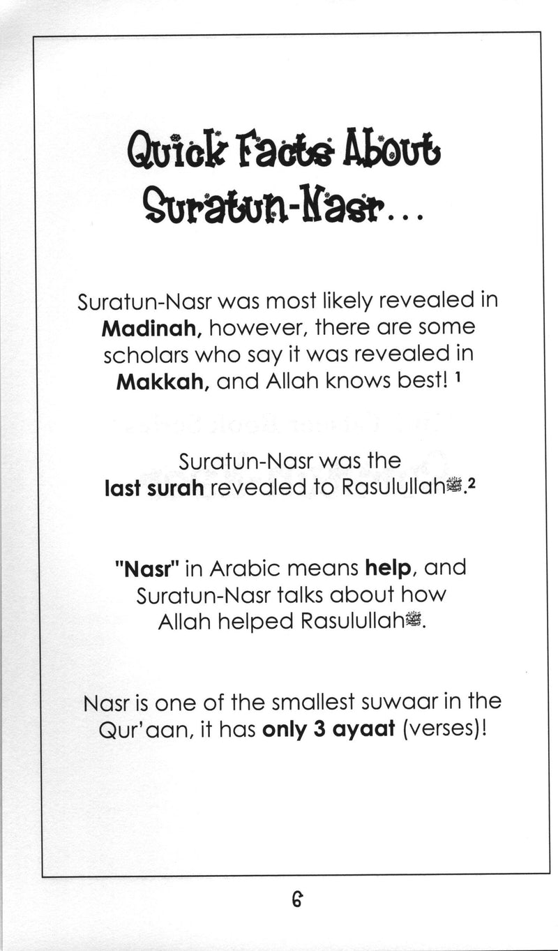 Mini Tafseer Book Suratul Nasr (Surah 110)