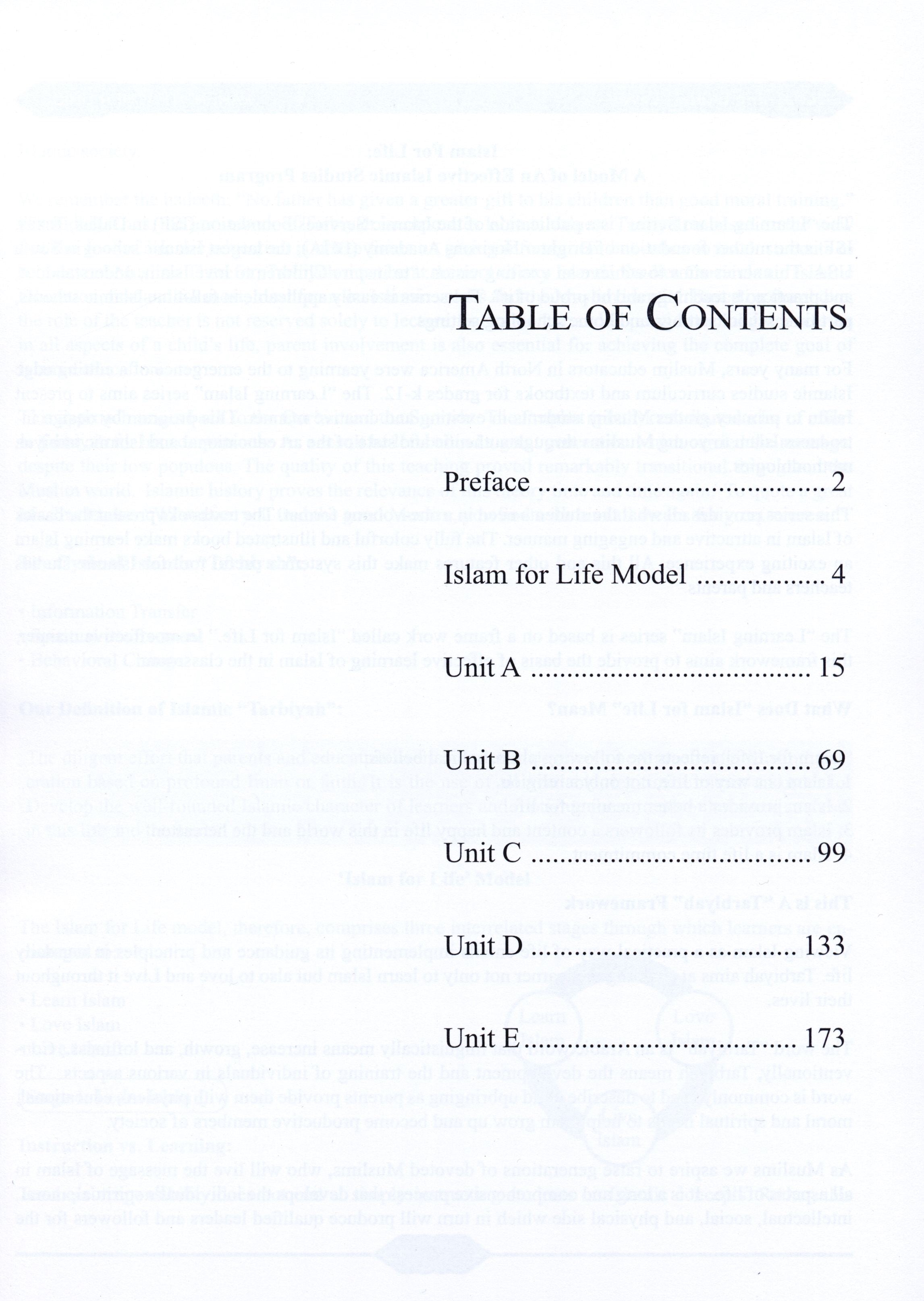 Learning Islam Teacher Book Level 1 (6th Grade)