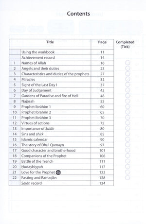 Safar Islamic Studies Workbook 4