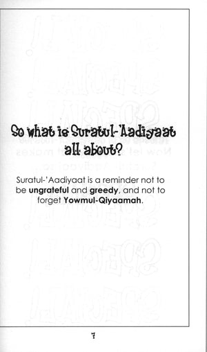Mini Tafseer Book Suratul-'Aadiyaat (Surah 100)