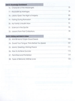 Weekend Learning Islamic Studies Workbook Level 7
