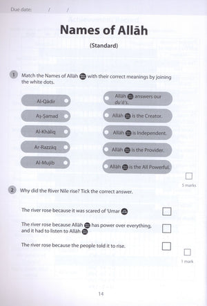Safar Islamic Studies Workbook 3