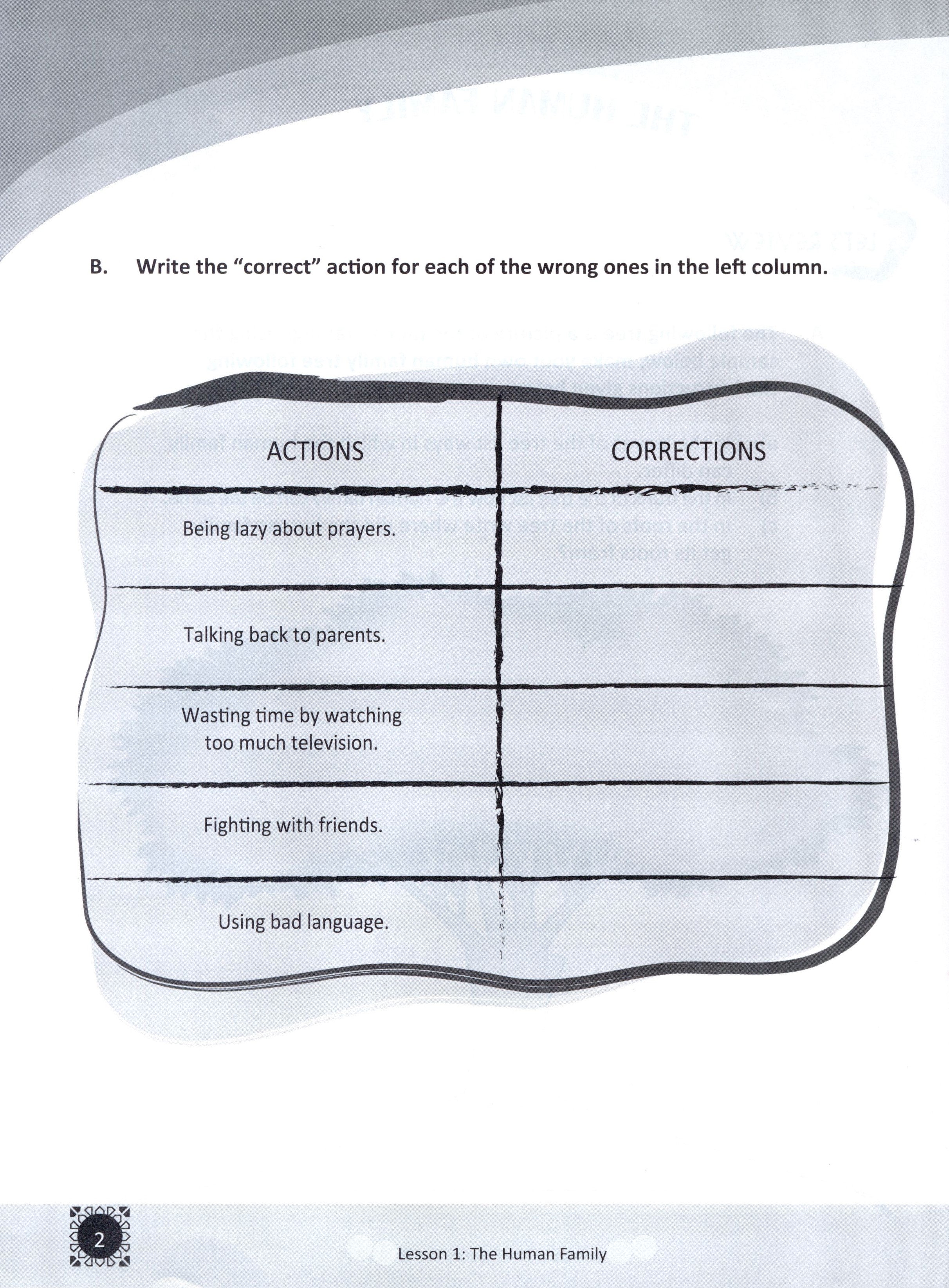 Teachings of the Qur'an Workbook Volume 3