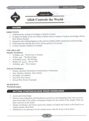 Learning Islam Teacher Book Level 3 (8th Grade)