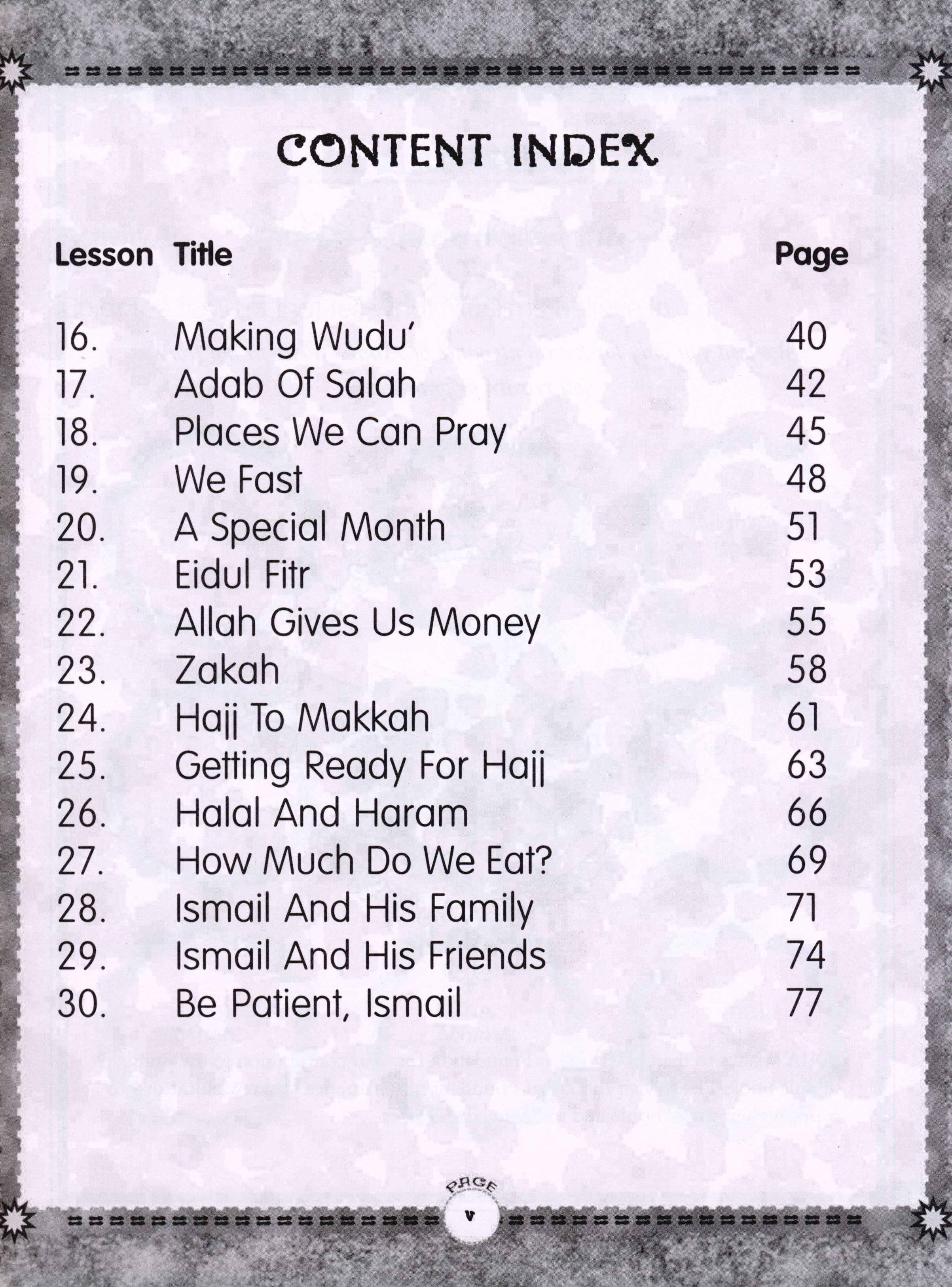 We Are Muslims Workbook Grade 1