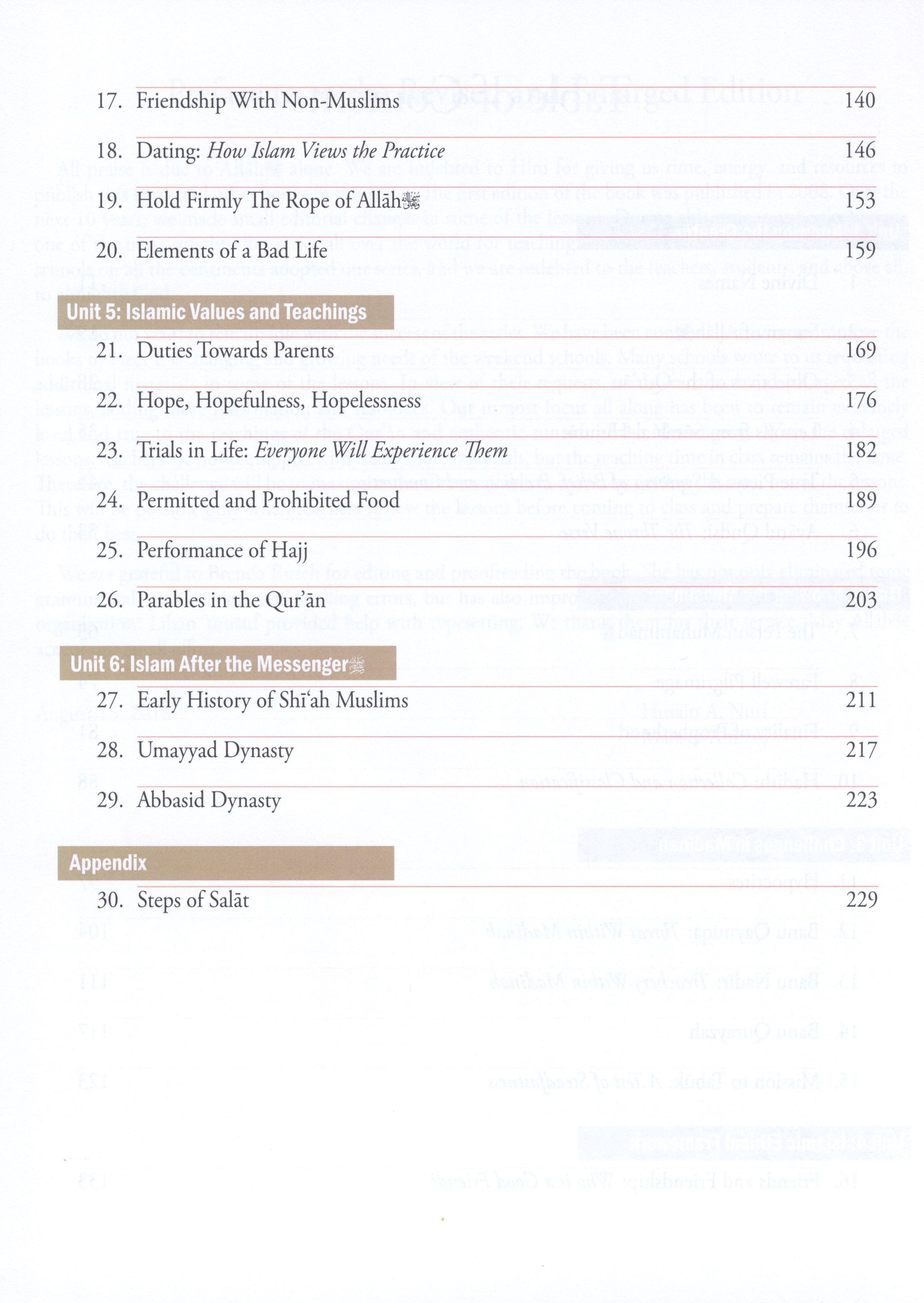 Weekend Learning Islamic Studies Level 8