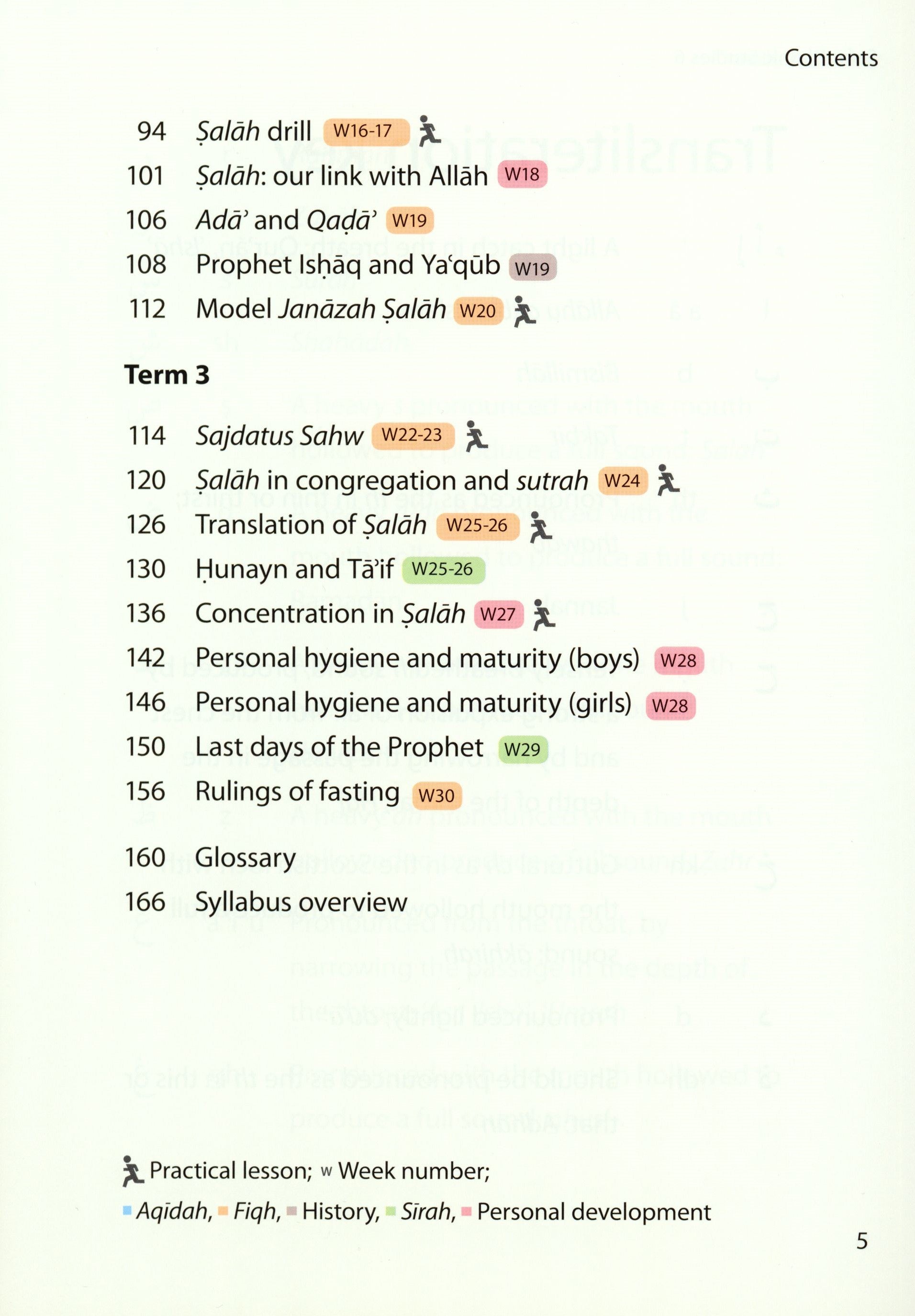 Safar Islamic Studies Textbook 6