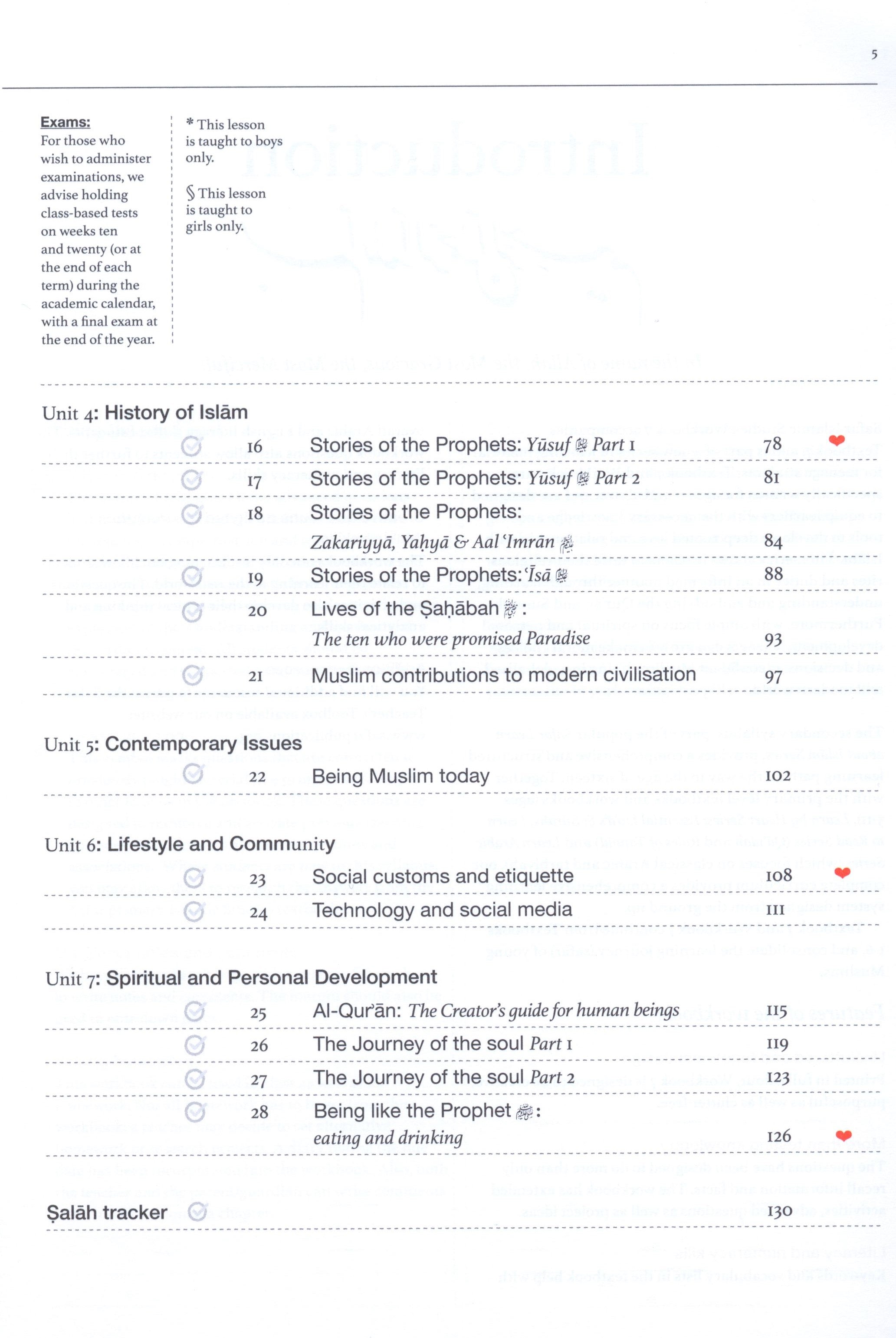 Safar Islamic Studies Workbook 7