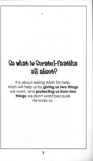 Mini Tafseer Book Suratul Faatiha (Surah 1)