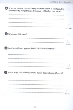 Safar Islamic Studies Workbook 6