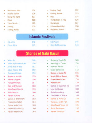 Weekend Learning Islamic Studies Level K