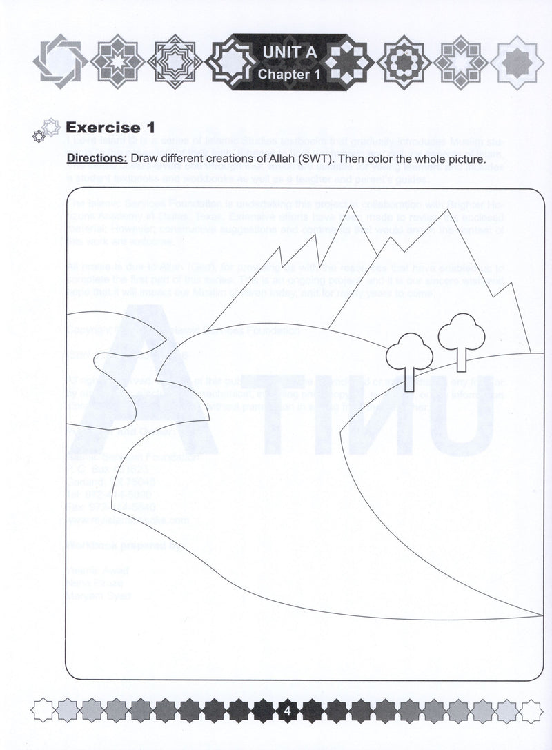 I Love Islam Weekend Edition Workbook Level 1