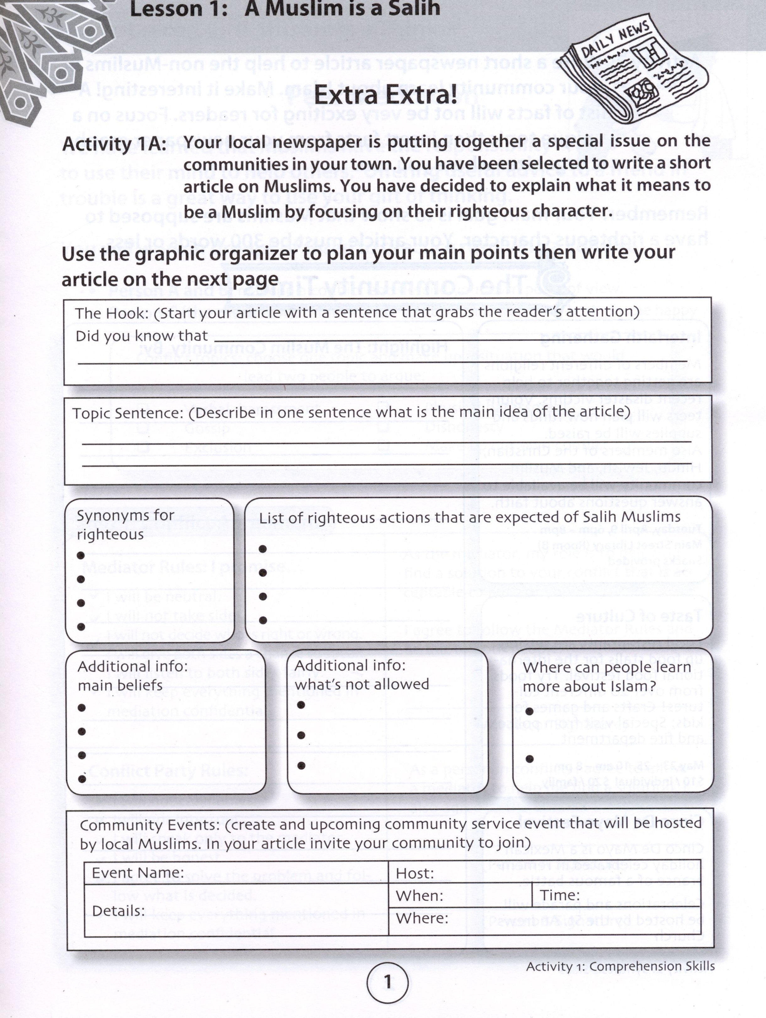 We Are Muslims Workbook Grade 6