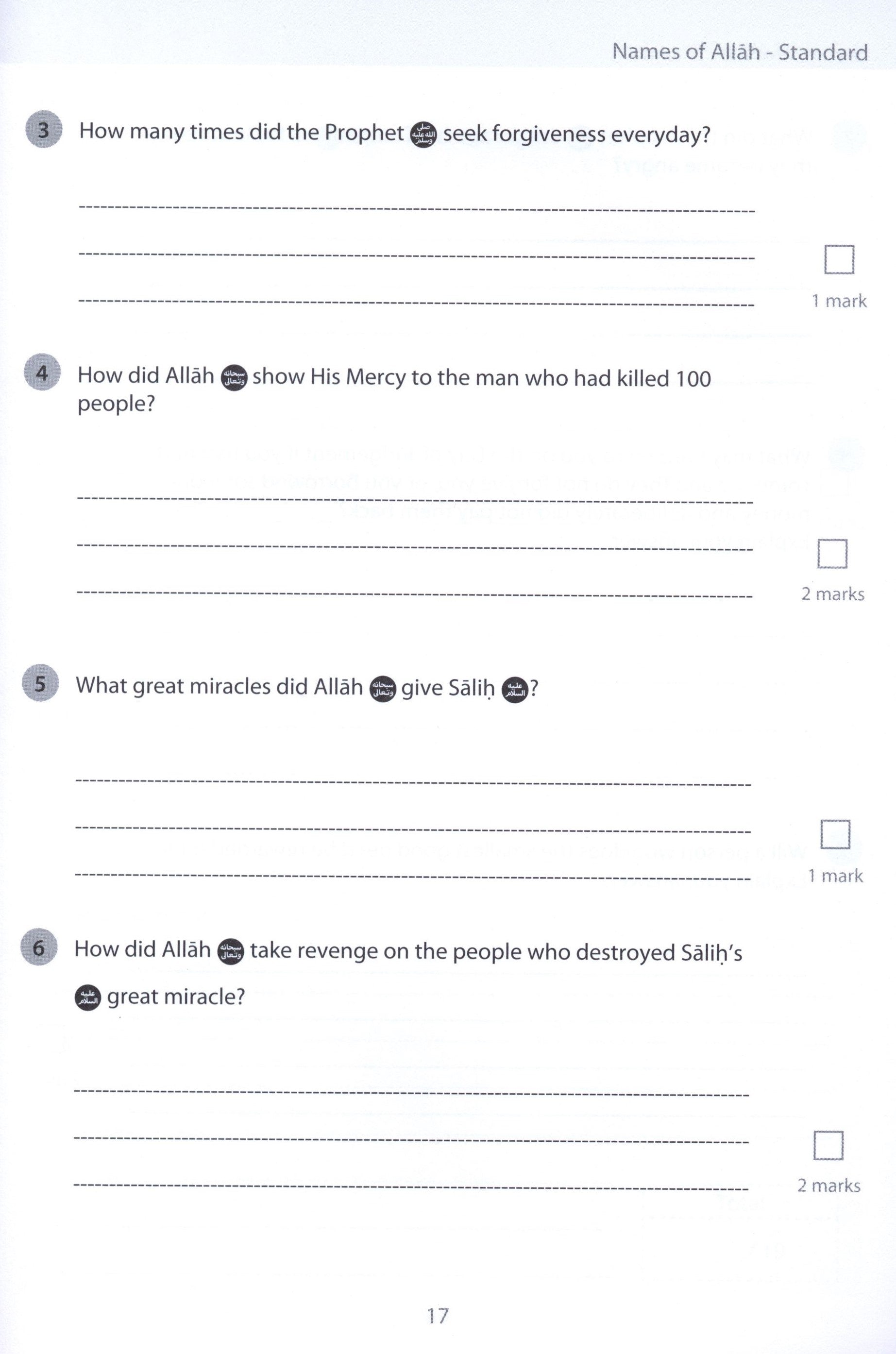 Safar Islamic Studies Workbook 4
