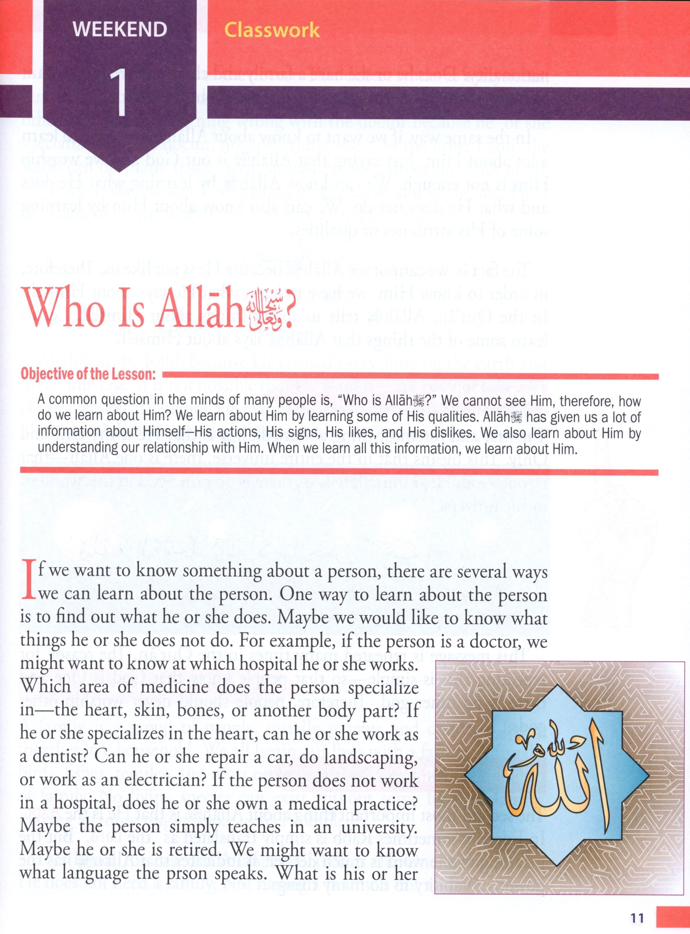 Weekend Learning Islamic Studies Level 3