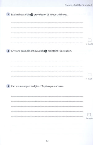 Safar Islamic Studies Workbook 5
