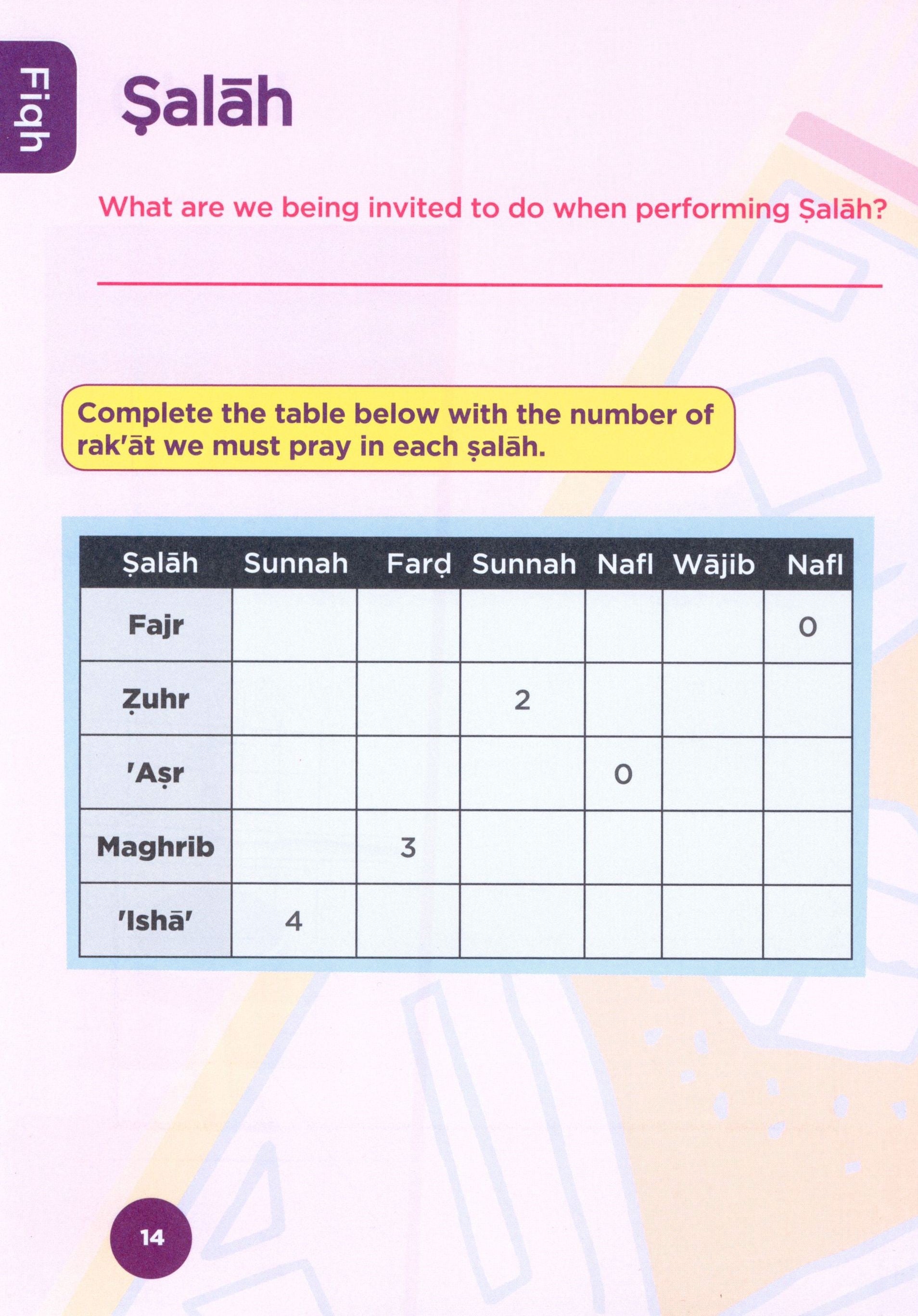 An Nasihah Islamic Curriculum Workbook 3