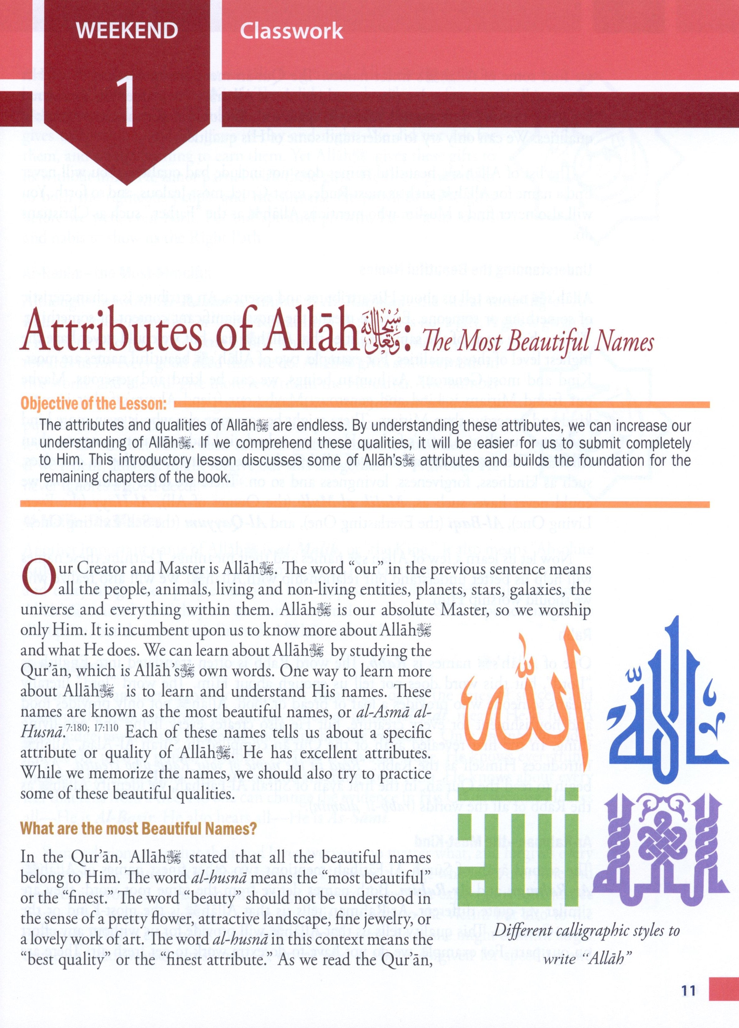 Weekend Learning Islamic Studies Level 6