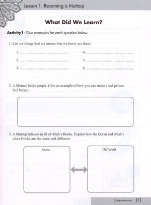 We Are Muslims Workbook Grade 4