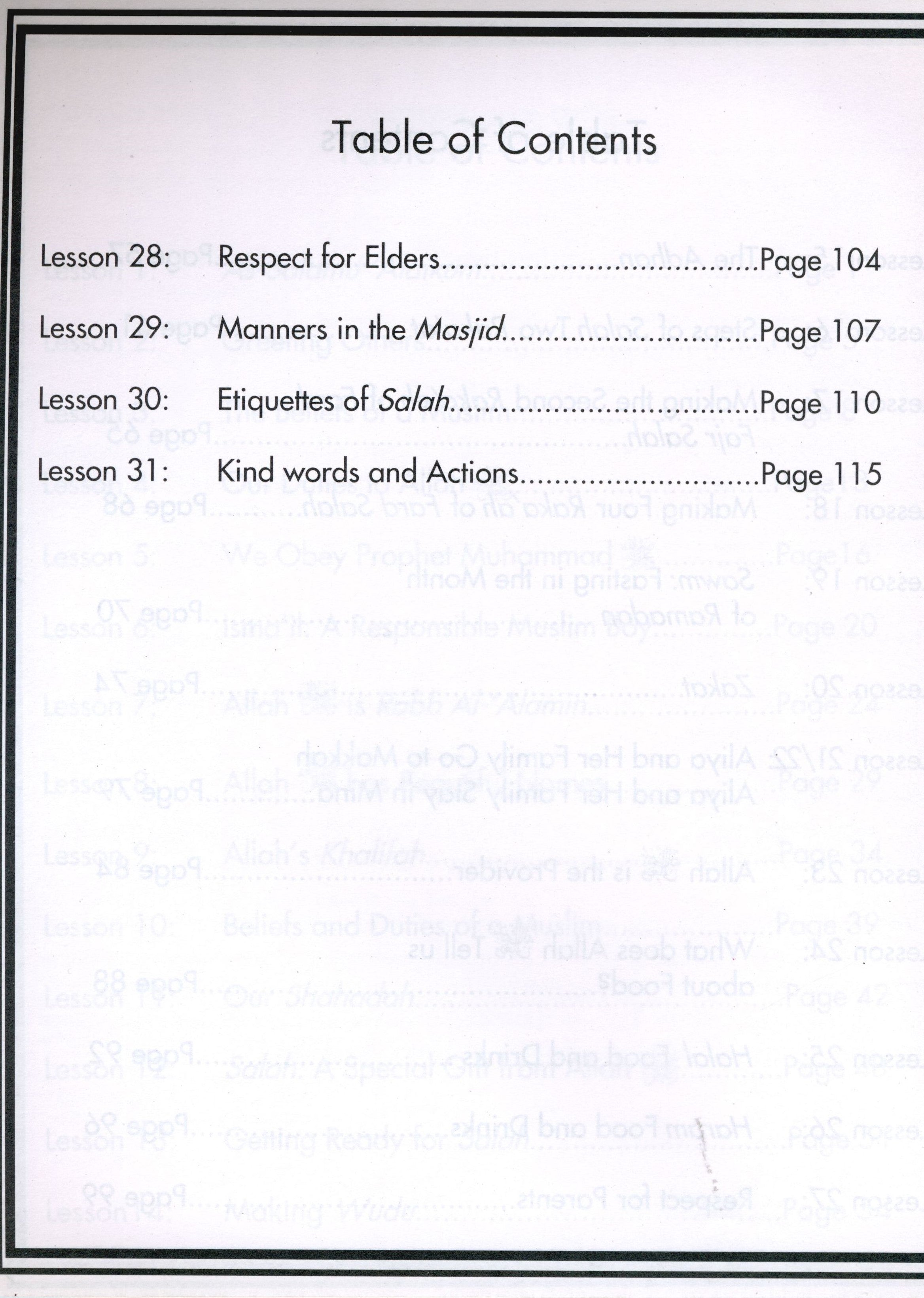 We Are Muslims Workbook Grade 2