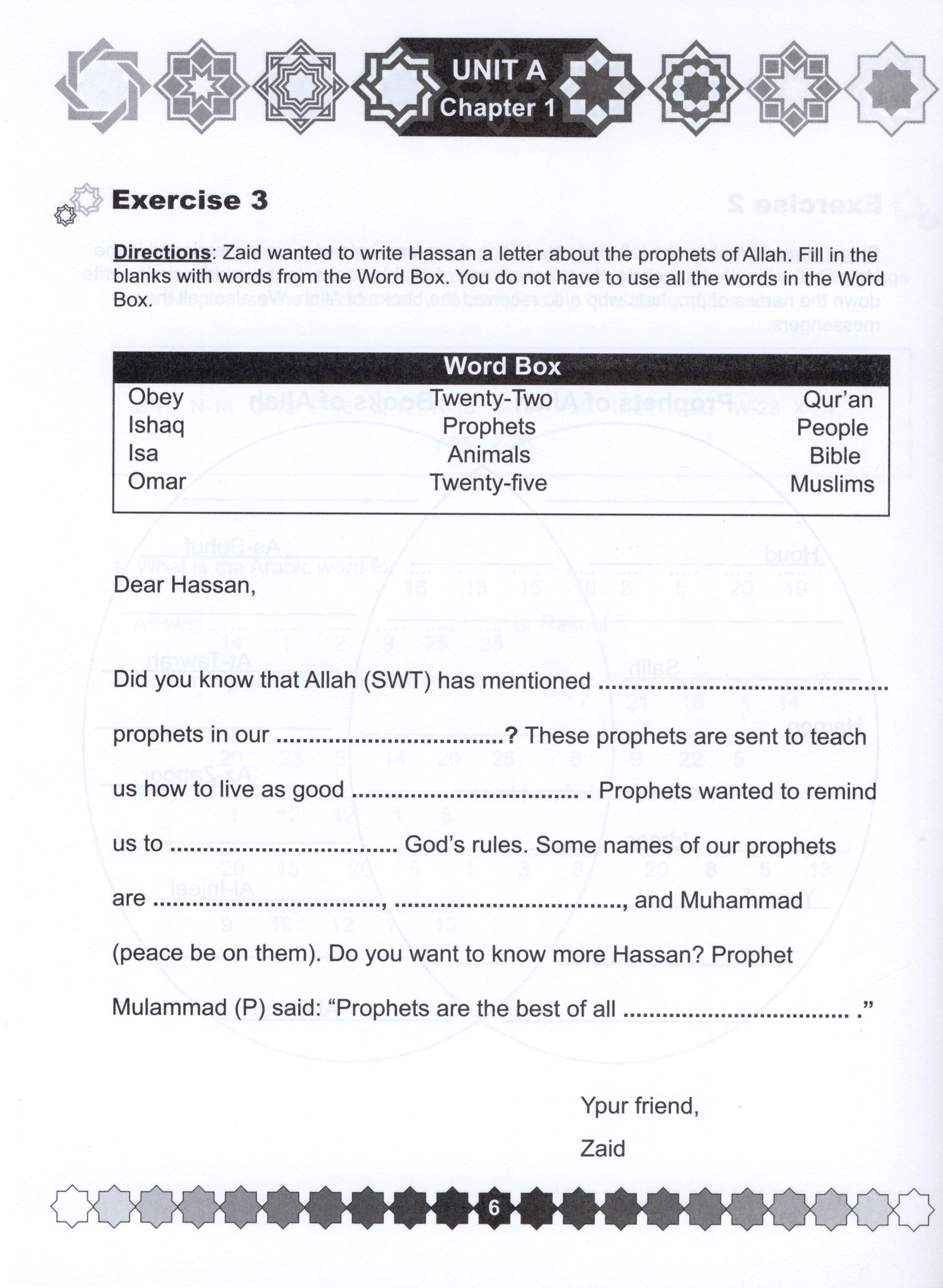 I Love Islam Weekend Edition Workbook Level 4