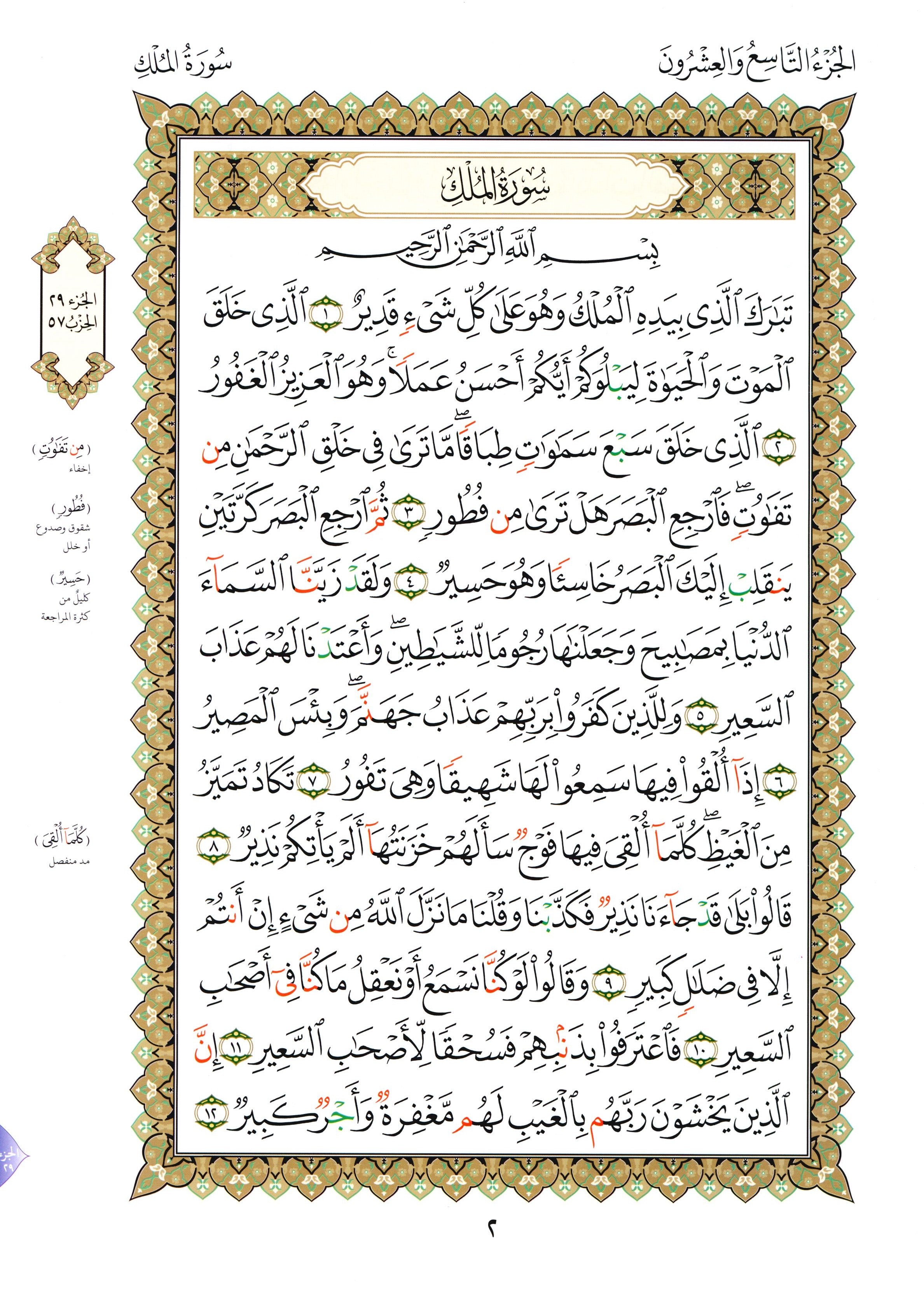Al-Qaidah An-Noraniah - Juz’ Tabarak & Suratul-Fatihah for Beginners Large 8.5 x 11.5 القاعدة النورانية وتطبيقاتها على جزء تبارك مع سورة الفاتحة للمبتدئين