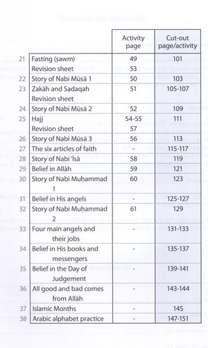 Safar Islamic Studies Workbook 1
